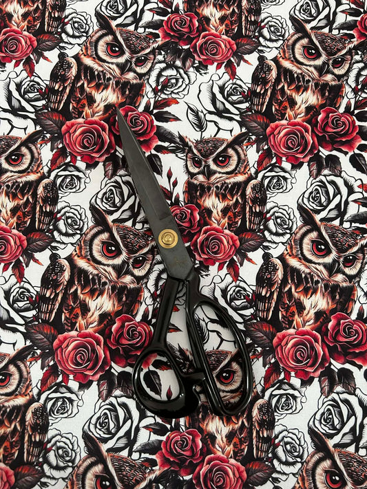 Coton spandex - Veilleuse des roses