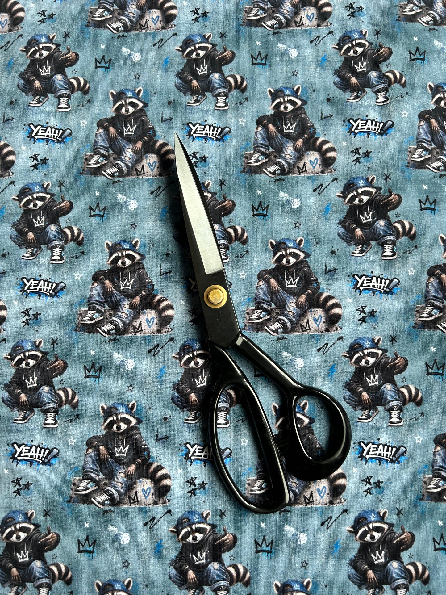 French terry - Born to chill - panneau 150 cm x 100 cm