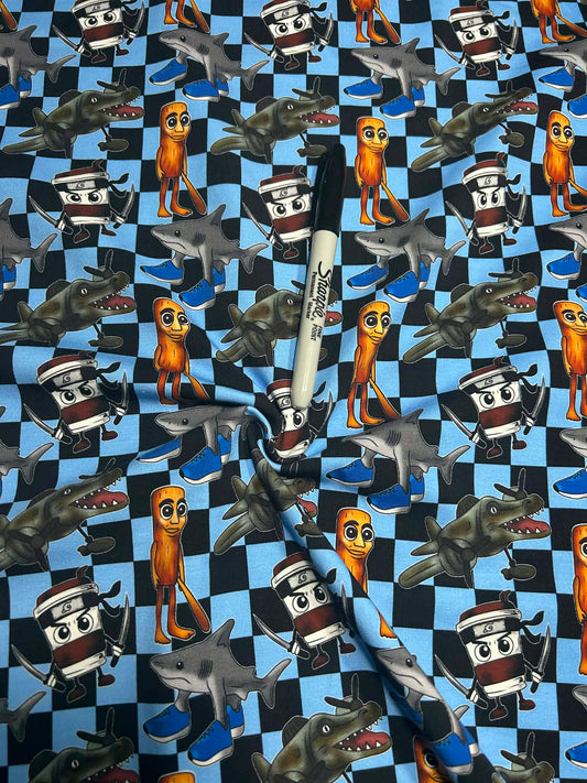 Coton spandex - Brainrot