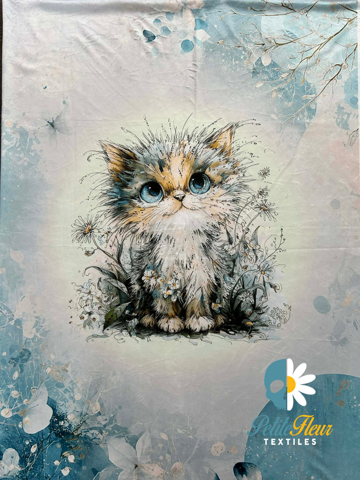 Panneau doudou - Doux chaton