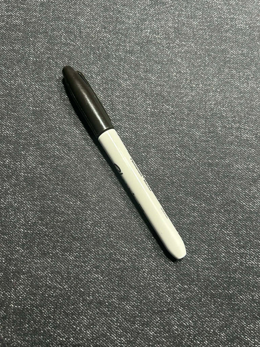 Canevas imperméable - Effet denim noir