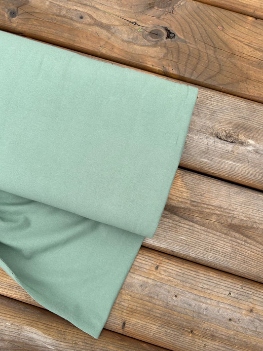 Cotton spandex Pale green