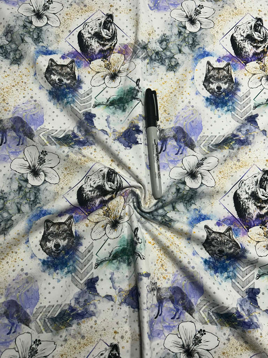 Coton spandex - Invincible blanc