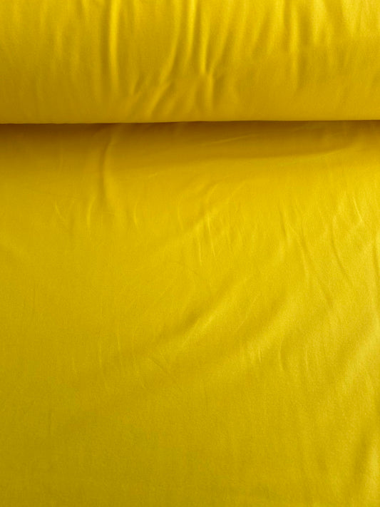 Cotton spandex Yellow