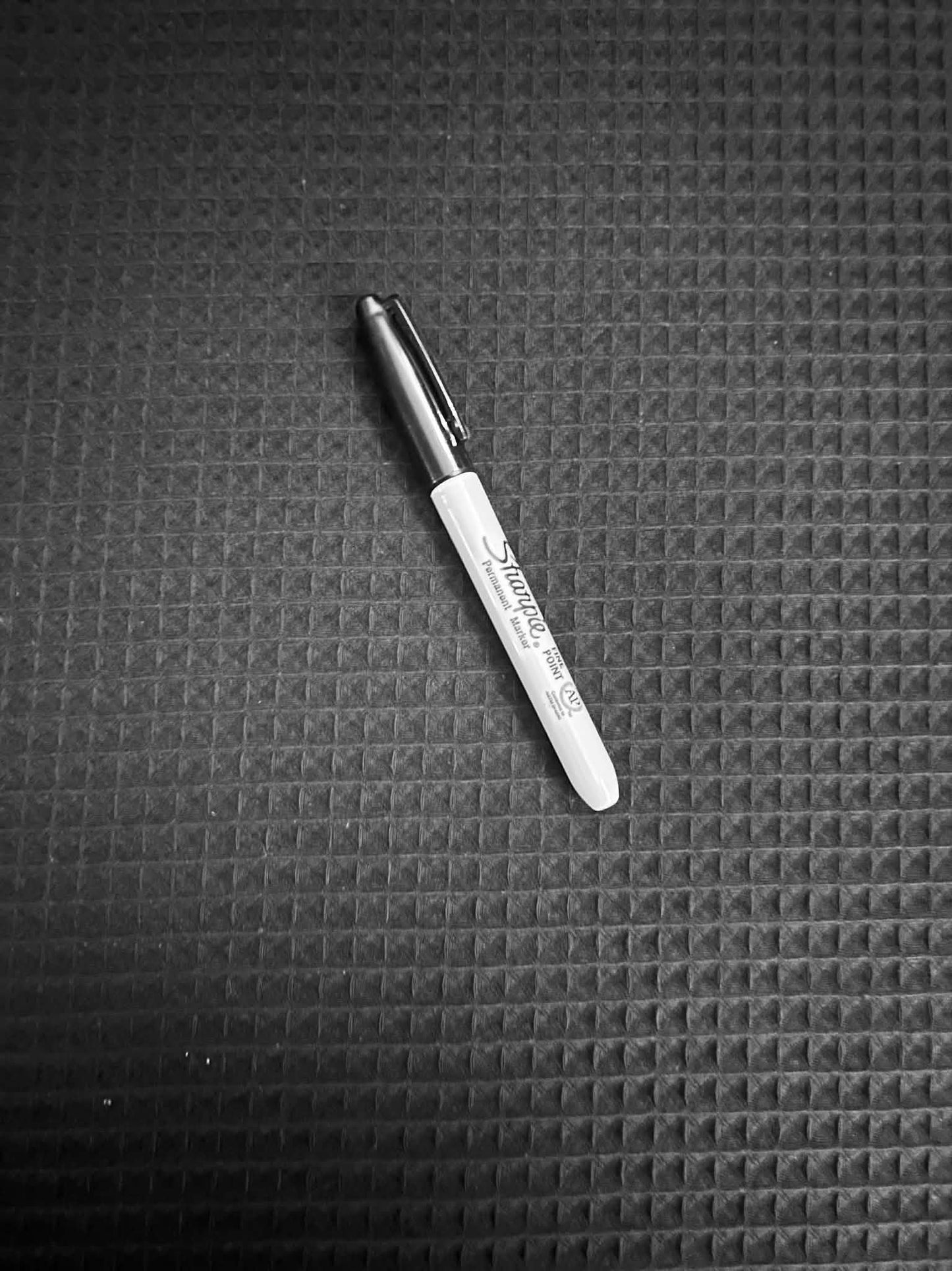 Coton nid d'abeille - Noir